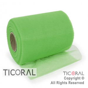 CINTA DE TUL VERDE 14cm x 50mts x 1